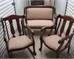 Wooden Furniture Set 2 Chairs  a Settee