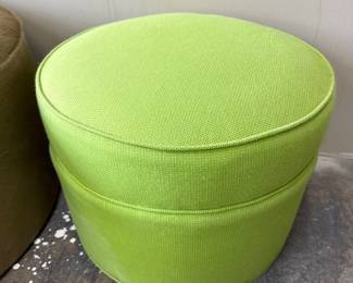 Lime Green Ottoman