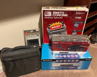 Sony DVD Player, Electronic Typewriter
