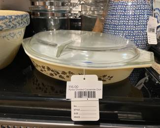 Pyrex Divided Casserole Dish
