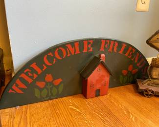 Welcome Friends Sign