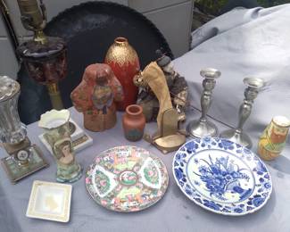 Antique assin dolls from 1800s rose medallion ant decorative items