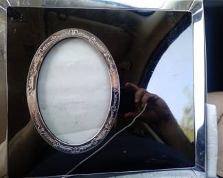 Vintage art deco lucite silverplate photo alblum