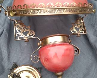 Hanging victorian lamp
