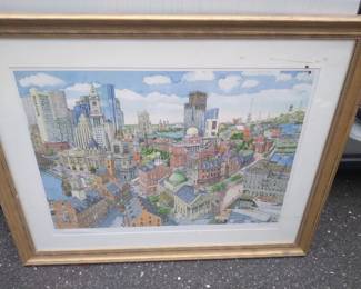 Signed numbered litho
