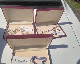 Venitien glass italian jewelry collection