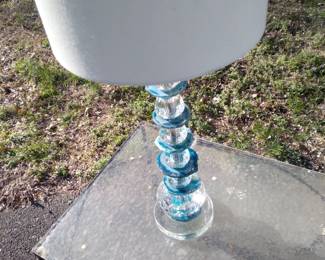 Crystal geode lamp