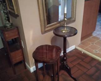 Quality mahogany and cherry tables