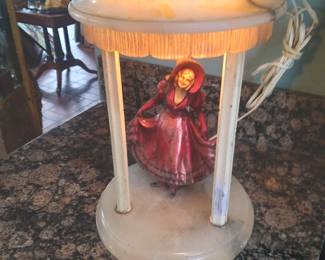 Rare alabaster art deco lamp