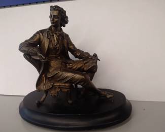 Ansonia. Spelter bust