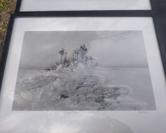 Signed framed photograph c polak