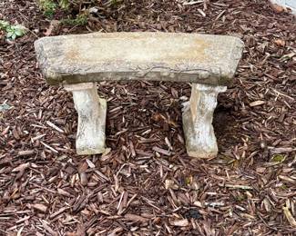 Concrete bench