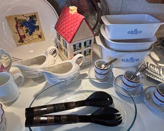 Vintage Cornflower pattern Corning Ware