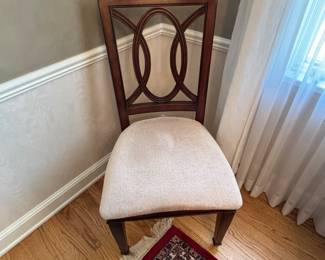 Front view of side chair