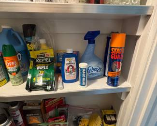 Cleaning supplies