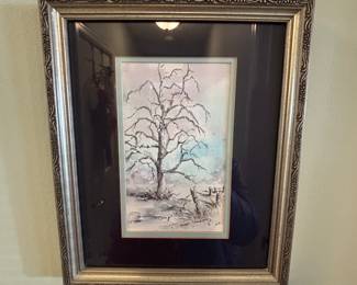 Wall art signed