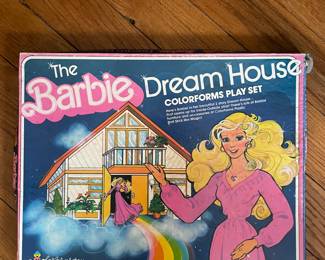 Vintage Colorforms Barbie Dreamhouse