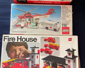 Vintage Firehouse Legos