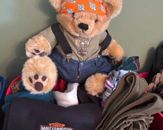 Harley Bear and scarf