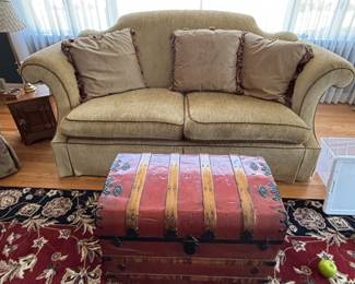 Century sofa and trunk