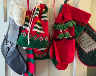 Harley Davidson Stocking and traditional Christmas stockings