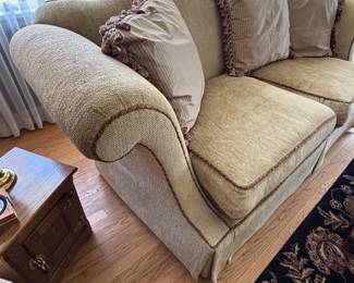 Details of arm on Century sofa