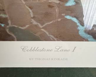 Thomas Kincade “Cobblestone Lane I”