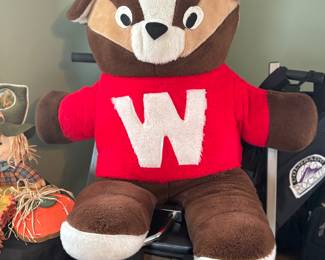 Stuffed Bucky Badger GO WISCONSIN!