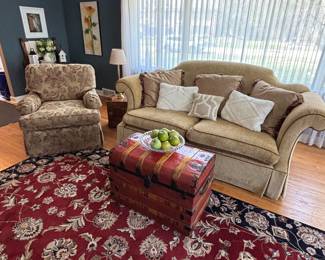Sofa and pair of chairs by Century Furniture
