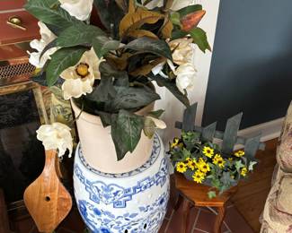 Chinoiserie garden stool