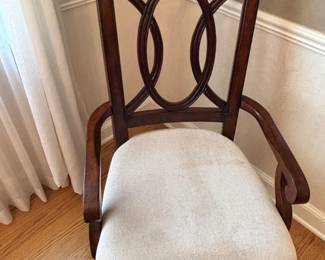 Dining table arm chairs (2)