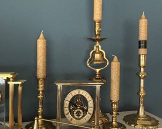 Baldwin brass and root candles, classic!