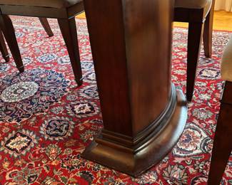 Dining table pedestal