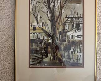 Doris White MCM framed art