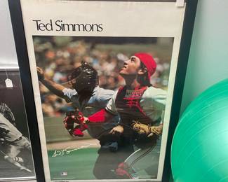 Sports wall art Ted Simmons