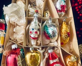 Vintage Christmas ornaments