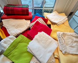 Table linens, napkins, runners and tablecloths