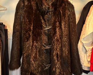 Sheared Beaver fur coat