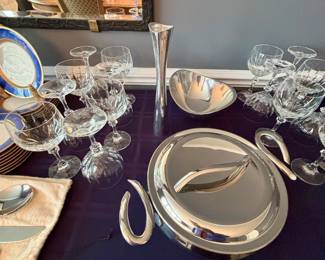 Nambe gourmet cookware, vase and serveware