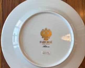 Faberge "Athena" Salad plate and bread and butter plate. Service for 12