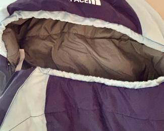 North face sleeping bag