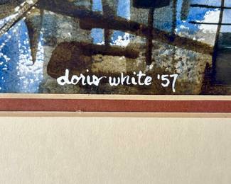 Doris White 1957 signature