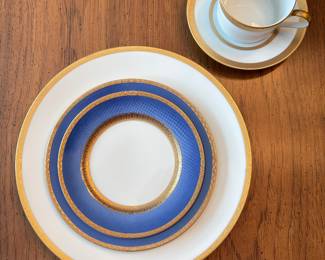 Faberge 5 piece place setting Athena and Agatha