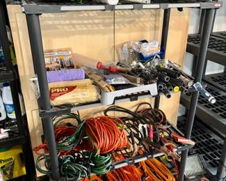 Husky inflator machine, electrical cords