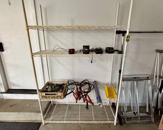 Wire shelving