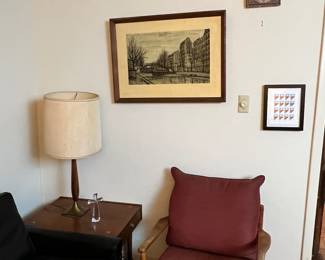 Vintage MCM - Pair of
Swedish Folk Ohlsson Dux Lounge Chairs