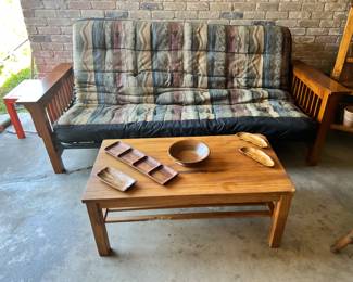 Mission -Style Futon - Solid Wood