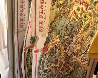 Vintage Six Flags Maps