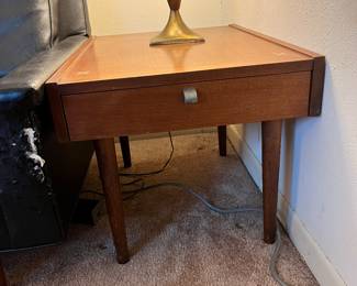 Merton Gershun for American of Martinsville
Mid Century X Inlaidt Side End Table