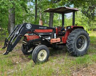 Case Tractor With Bush Hog Loader